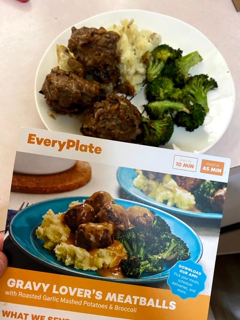 EveryPlate Gravy Lover's Meatballs