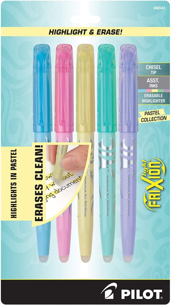 erasable highlighters