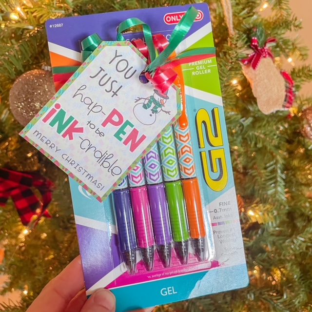 Christmas pens for teachers