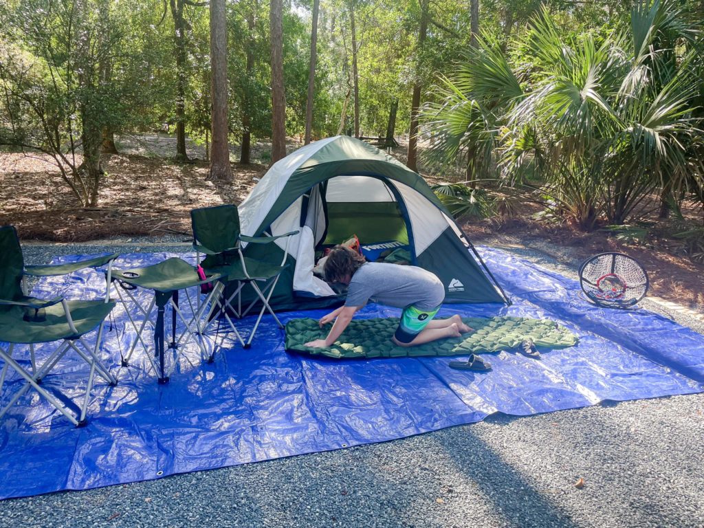 camping at Fort Wilderness