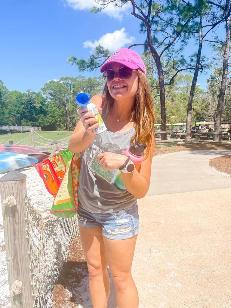 canoeing at Fort Wilderness