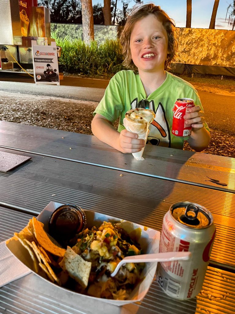 food trucks at Fort Wilderness